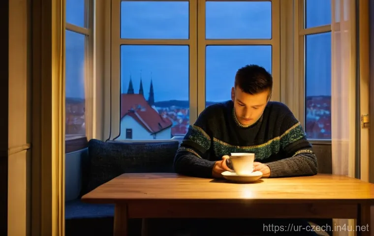 체코의 경제 위기 사례 - **Prompt for Energy Price Impact:**
"A young Czech individual (male or female, early 30s) sits a...